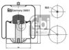 FEBI BILSTEIN 39891 Boot, air suspension